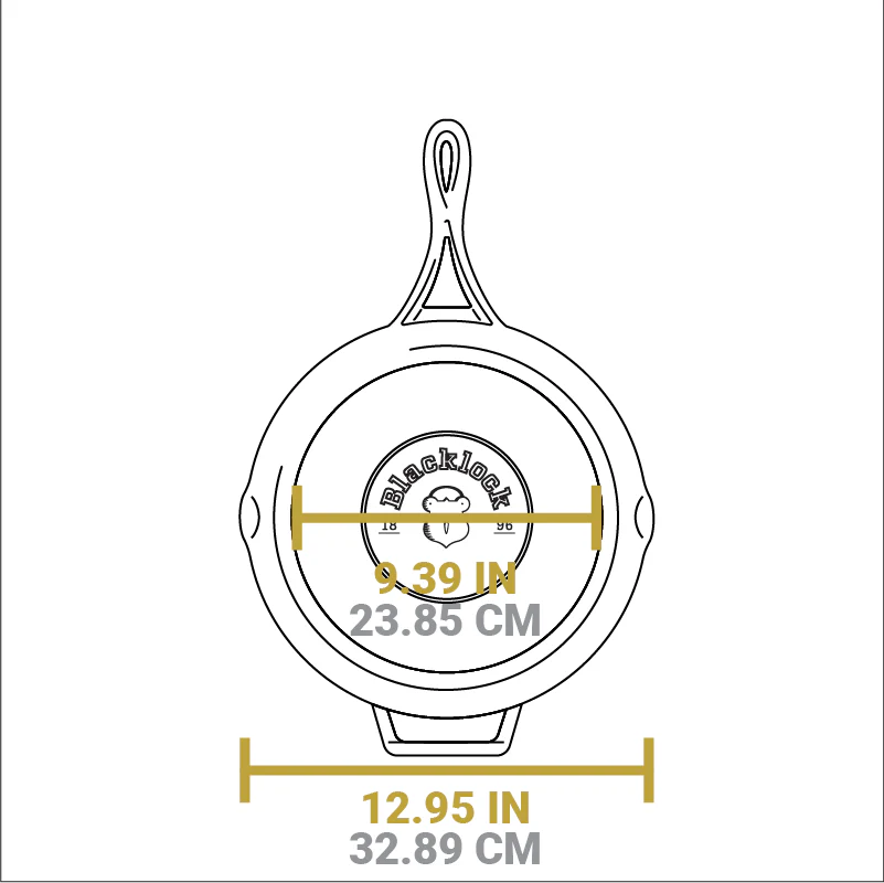 Blacklock Lightweight Cast Iron Skillet Set - Image 10