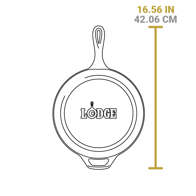 3.2 Quart Seasoned Cast Iron Combo Cooker - Image 11