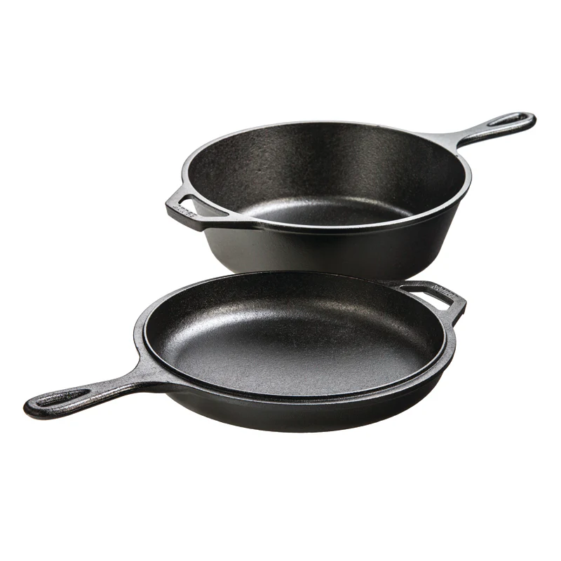 3.2 Quart Seasoned Cast Iron Combo Cooker - Image 16
