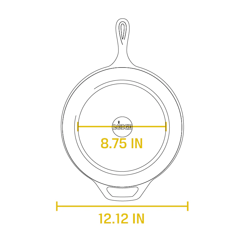 Cast Iron Covered Deep Skillet - Image 12