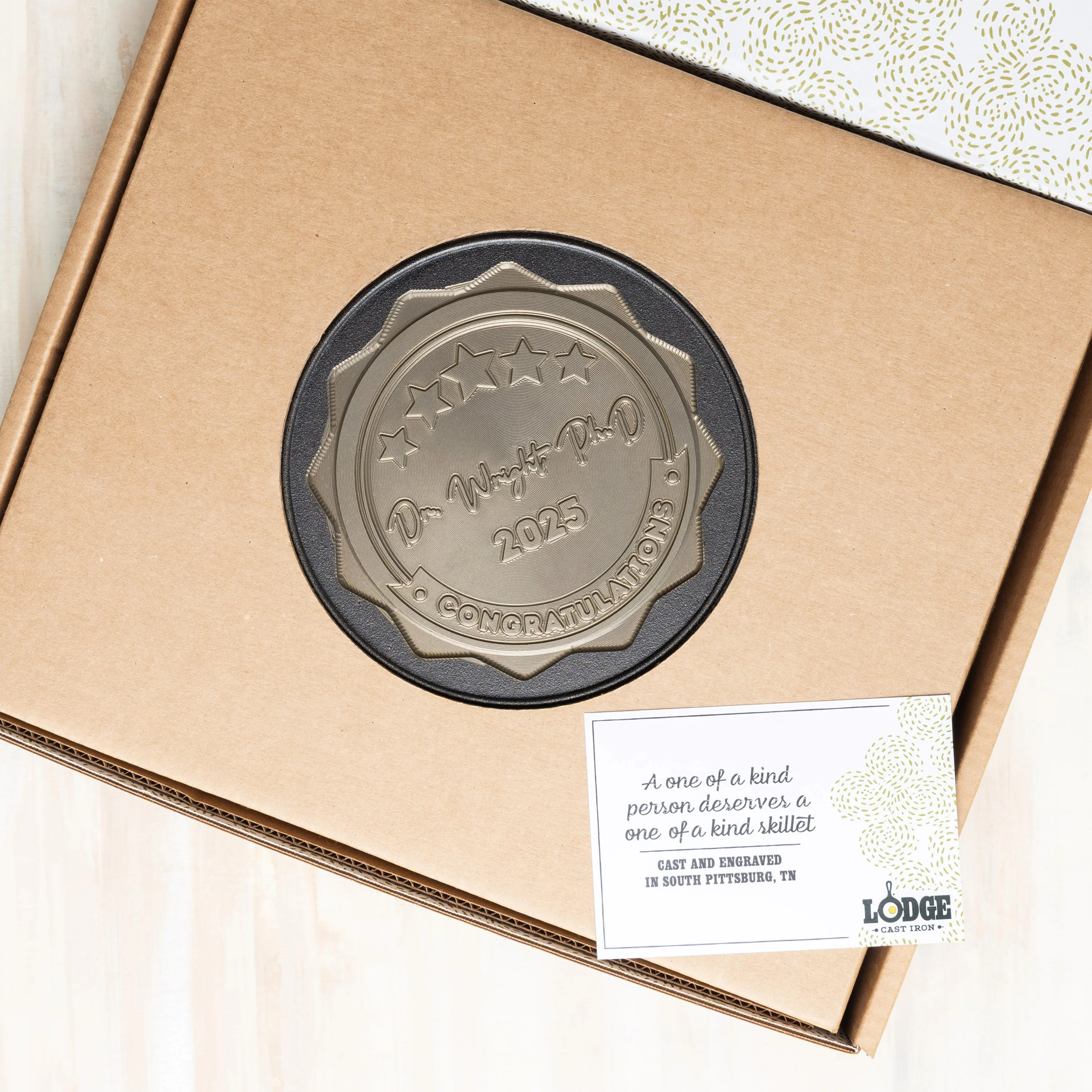 Custom Engraved Award Skillet - Image 10