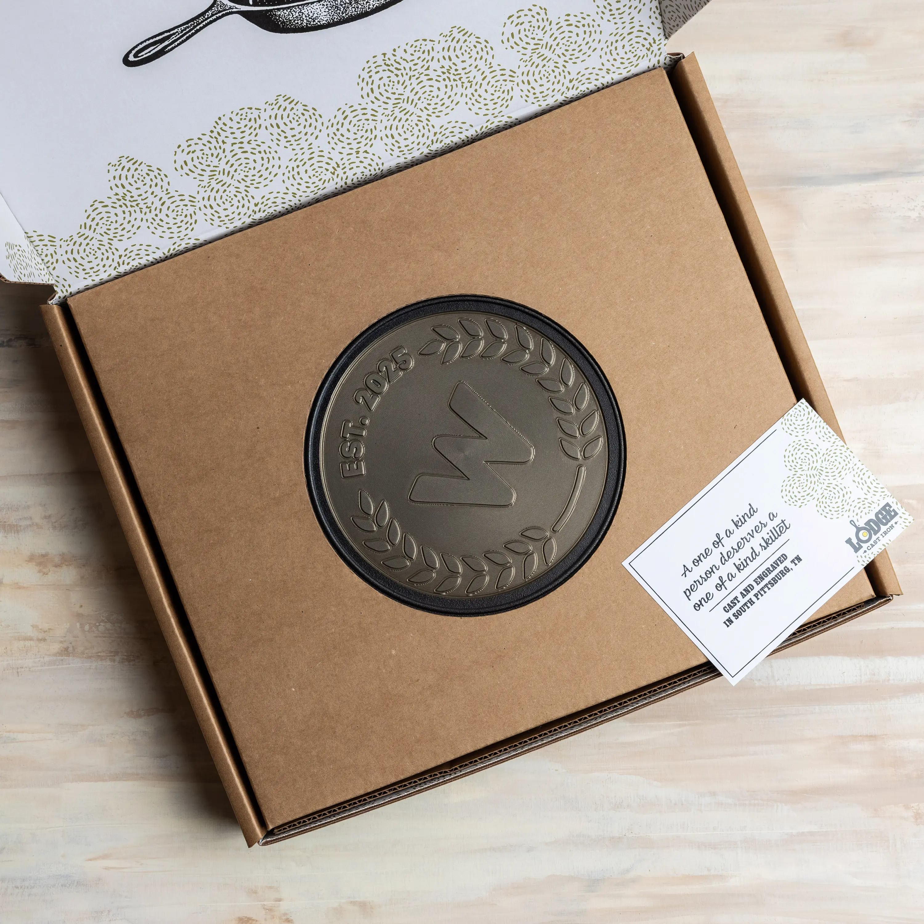 Custom Engraved Initial Skillet - Image 10