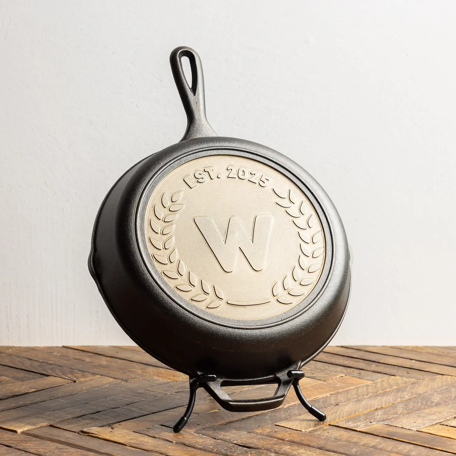Custom Engraved Initial Skillet - Image 3