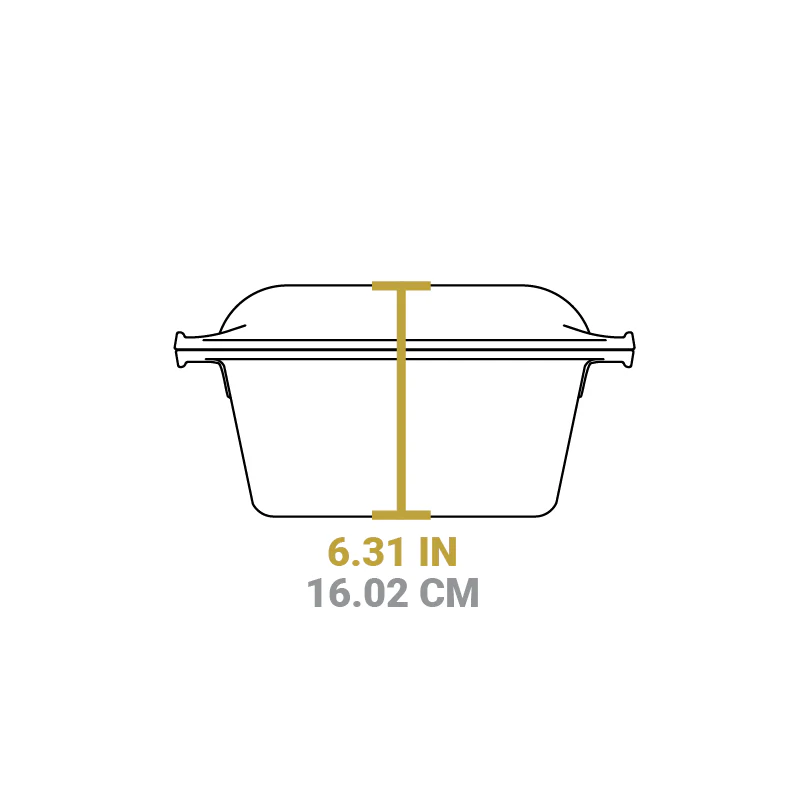 5 Quart Cast Iron Double Dutch Oven - Image 6
