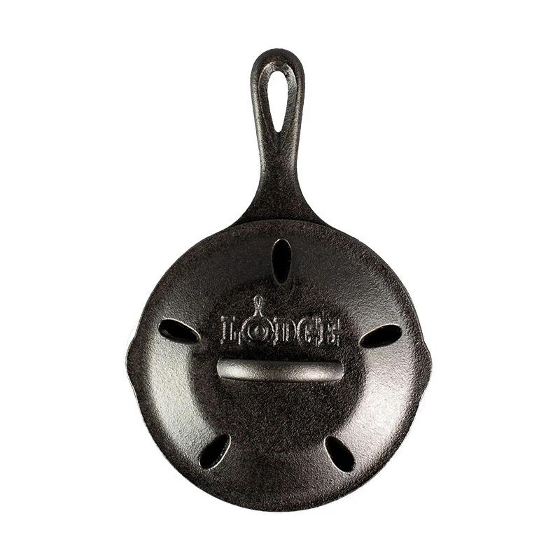 6.5 Inch Seasoned Cast Iron Smoker Skillet - Image 9